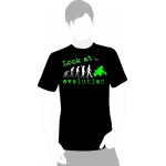 T-shirt "Look at my Evolution" Quad